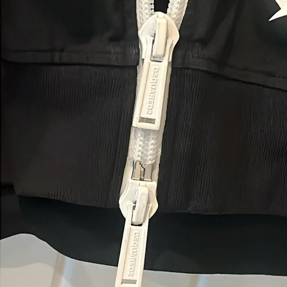 DSQUARED2 Double Zip Leaf Hoodie